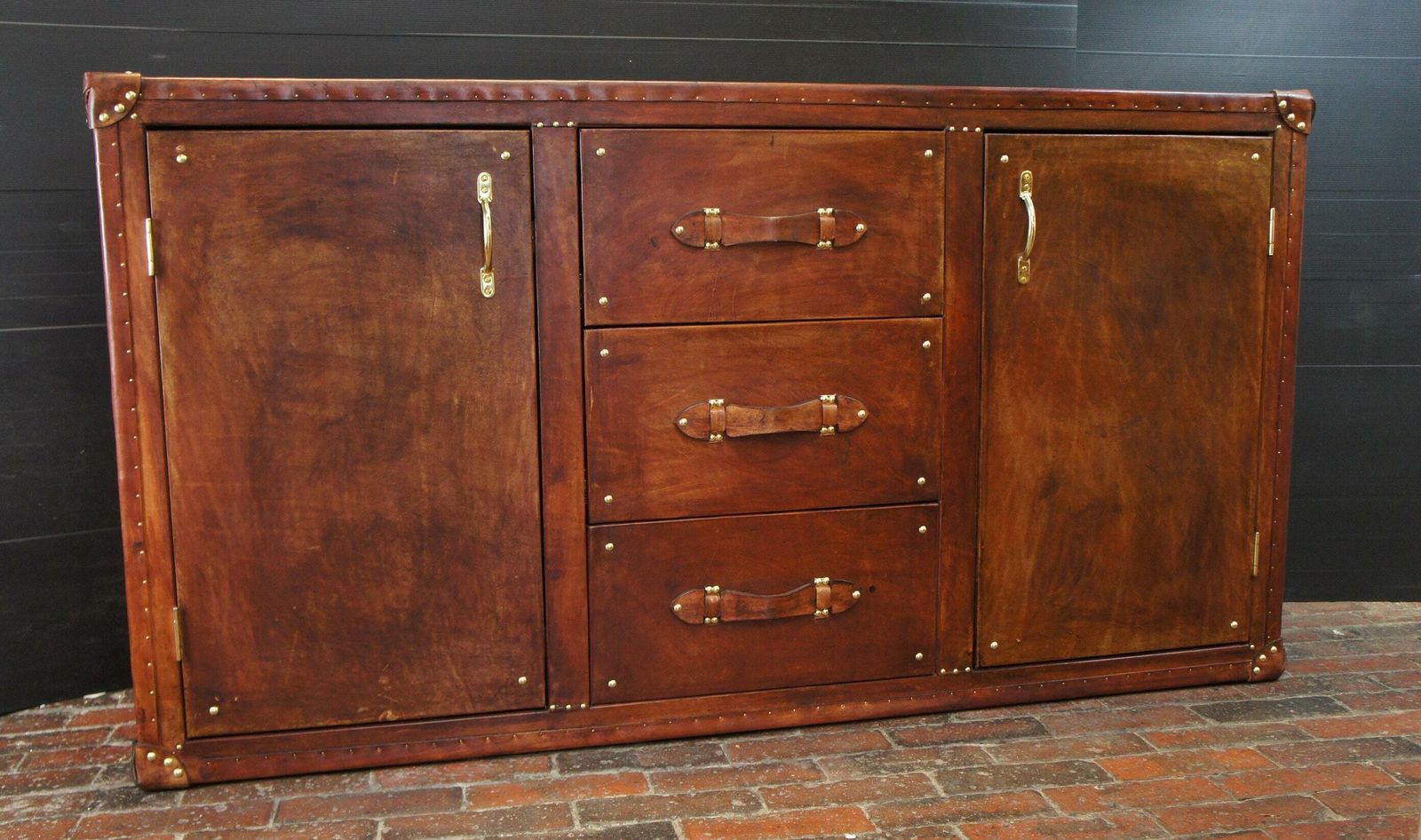 Leather Console Table , Side Board , Entrance Furniture photo buy