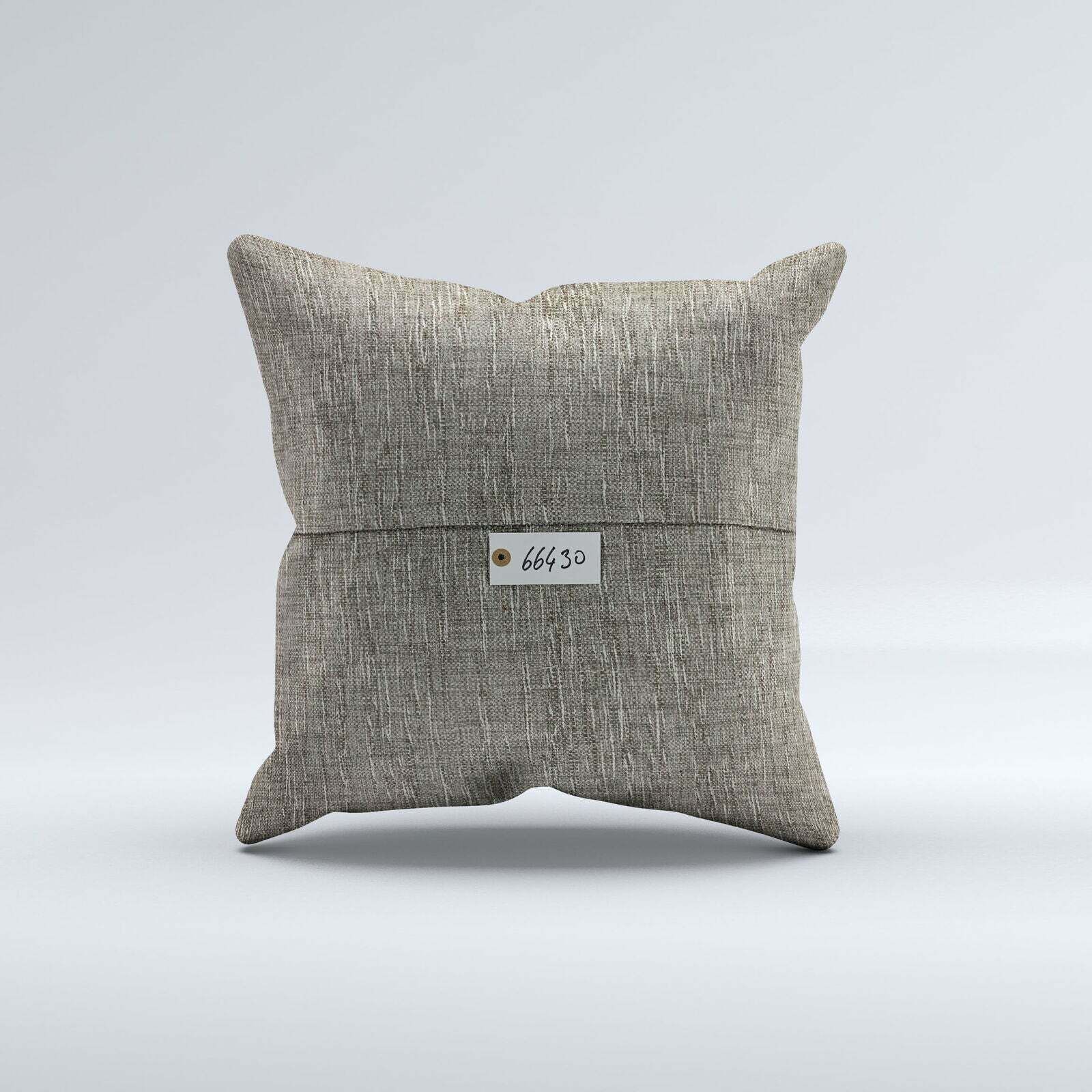 Vintage Turkish Kilim Cushion Cover 60x60 Cm Square Wool Kelim Pillowcase 66430 photo Textiles