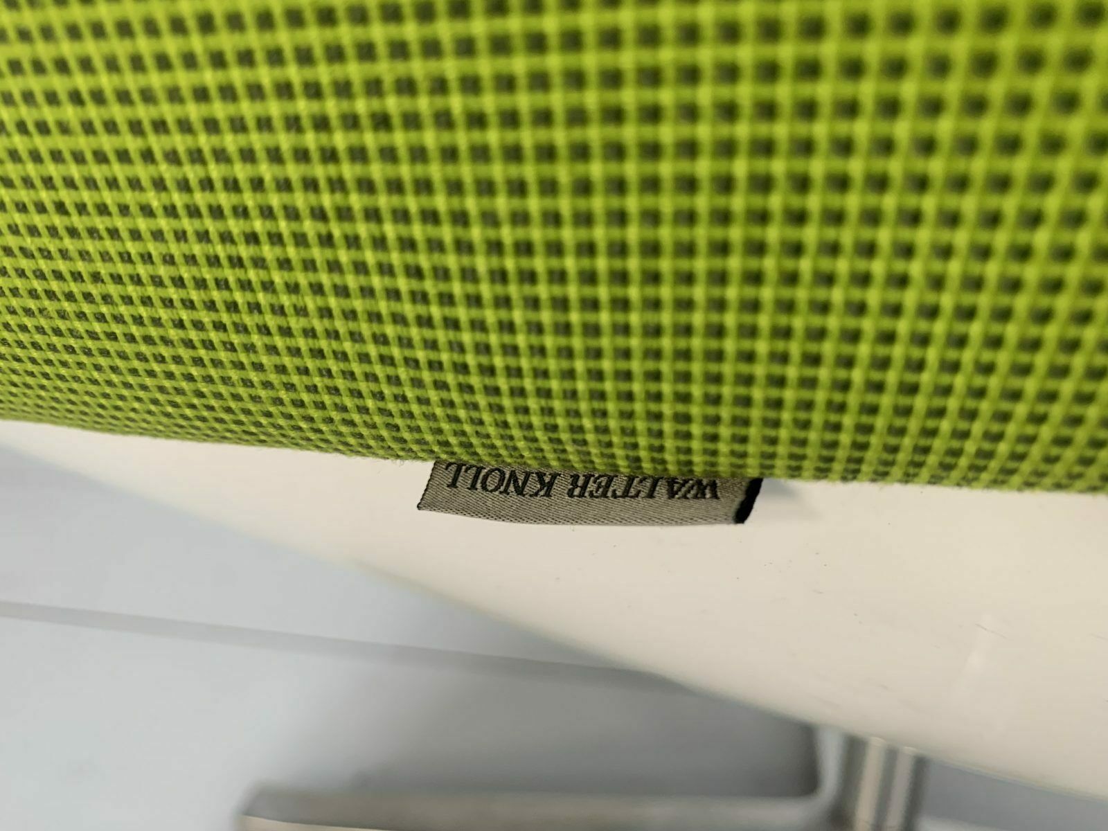 photo buy Suite Of 4 Walter Knoll “Turtle” Armchairs – In Lime Green Fabric