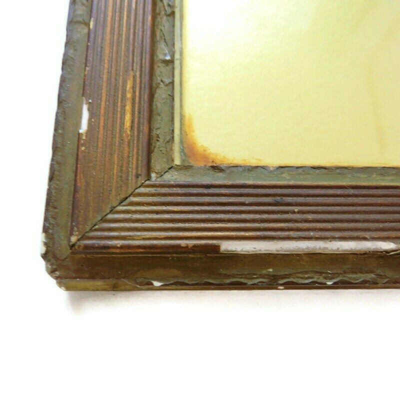 Antique Golden Framed Gouache Lake Landscape C Late 1800's. photo buy