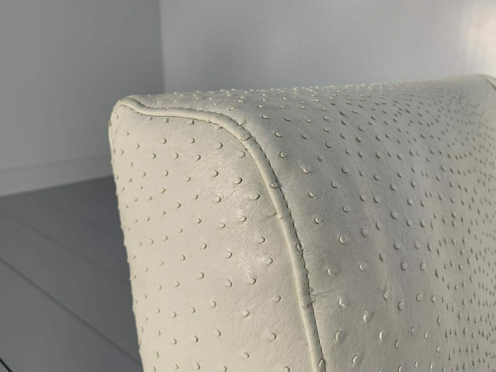 Edra “L’homme Et La Femme” Sofa  In Ostrich Leather photo vintage