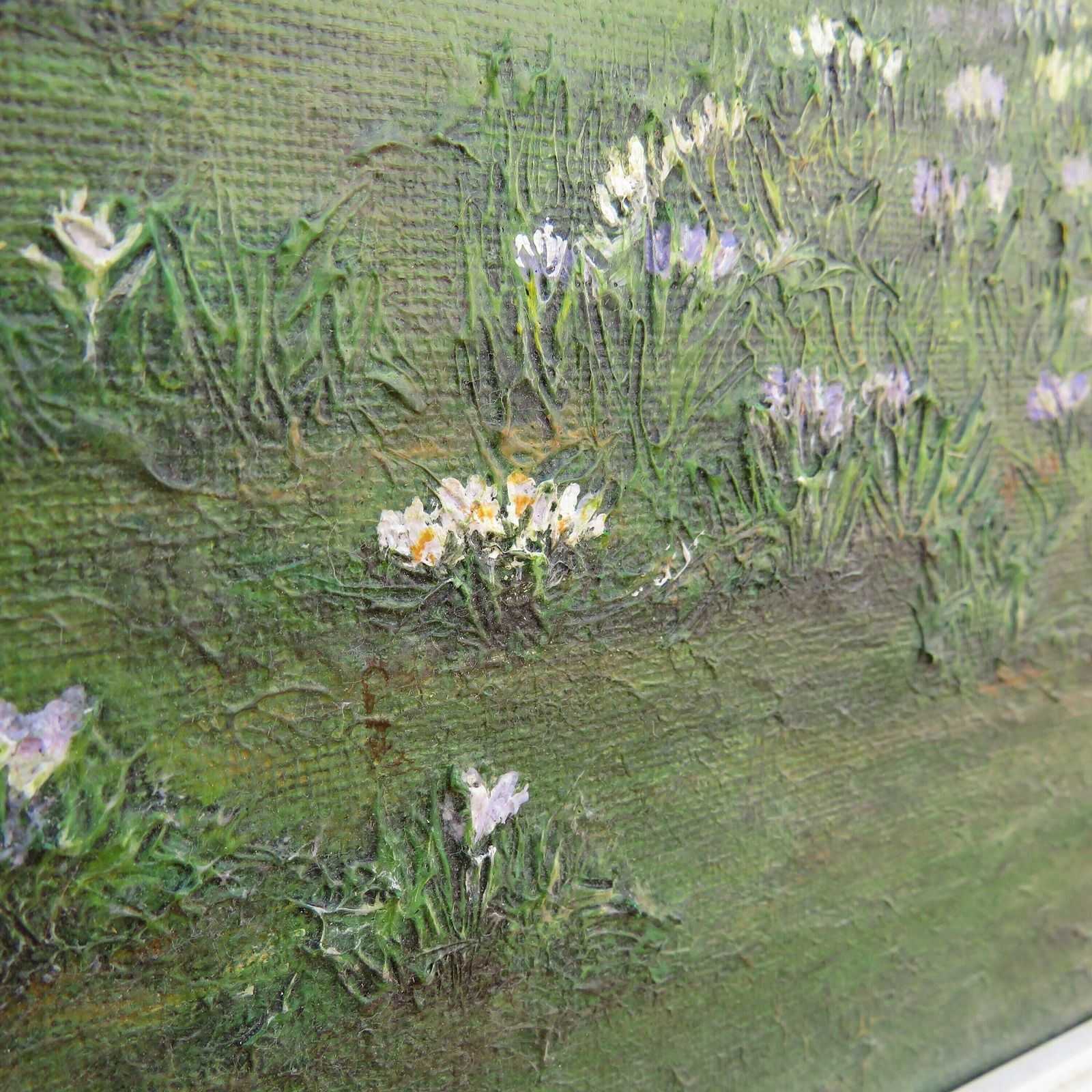 Original Acrylic Painting ' Spring ,Osterley Park 'Landscape By Listed Artist Jean Bronson photo 98.0