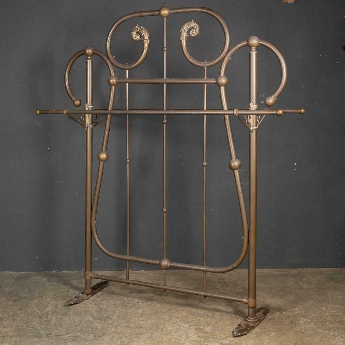 19th Century Victorian Pair Of Brass Coat Stands, C.1890 photo Furniture