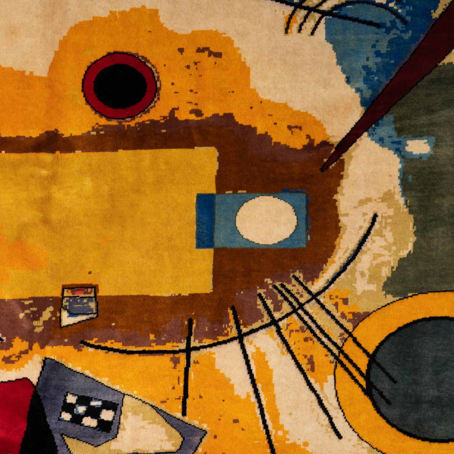 Tapestry  By Wassily Kandinsky. photo vinterior