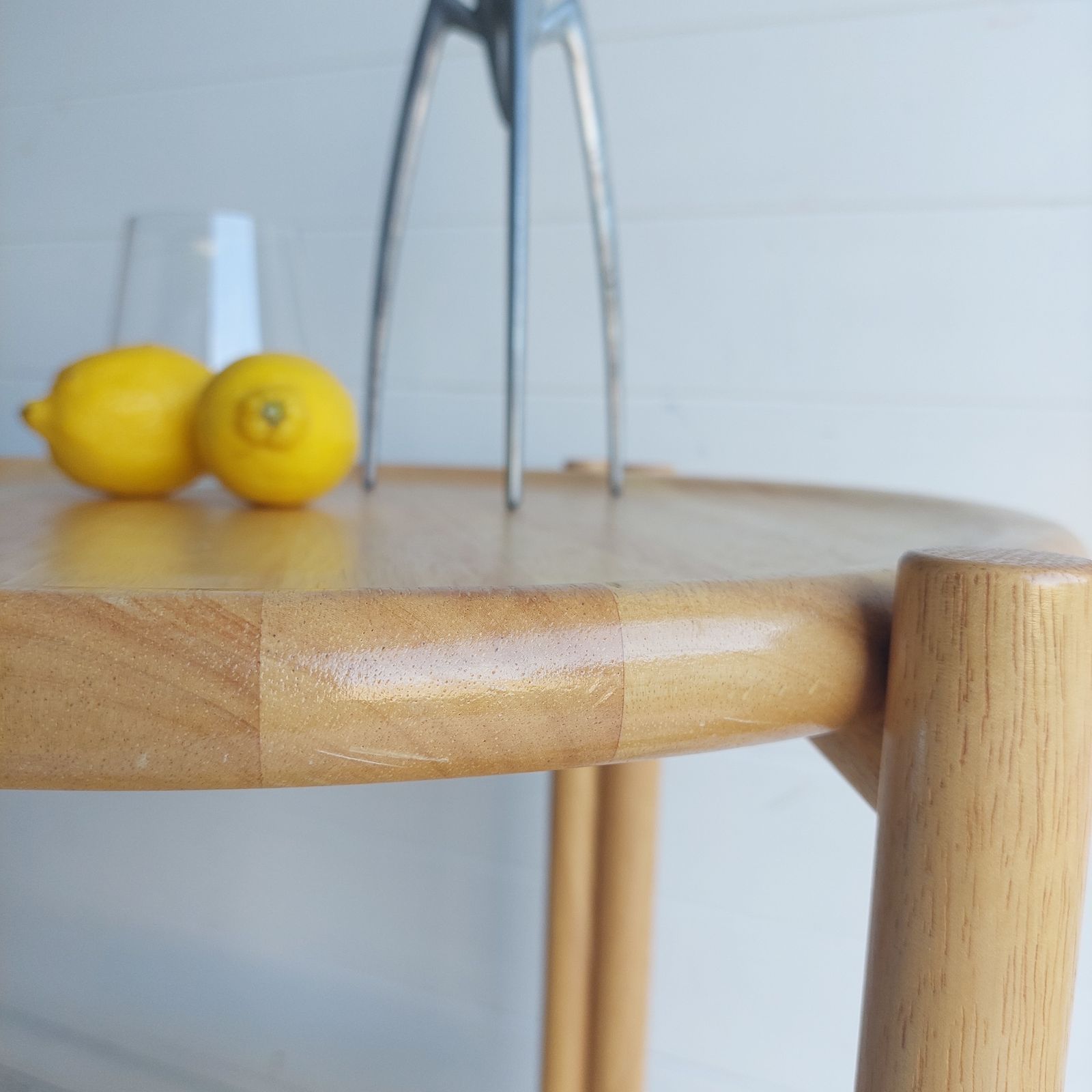 Mid Century Dansk Jens Quistgaard Danish 2 Tier Round Trolley Lazy Susan 70s photo 190.0