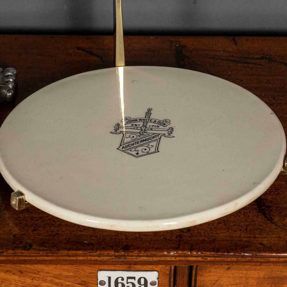 photo vinterior 19th Century Victorian Weighing Scales By J White & Son, C.1880