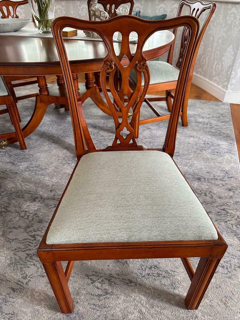 Dining Table And Chairs   Chippendale Style.  Never Used photo furniture