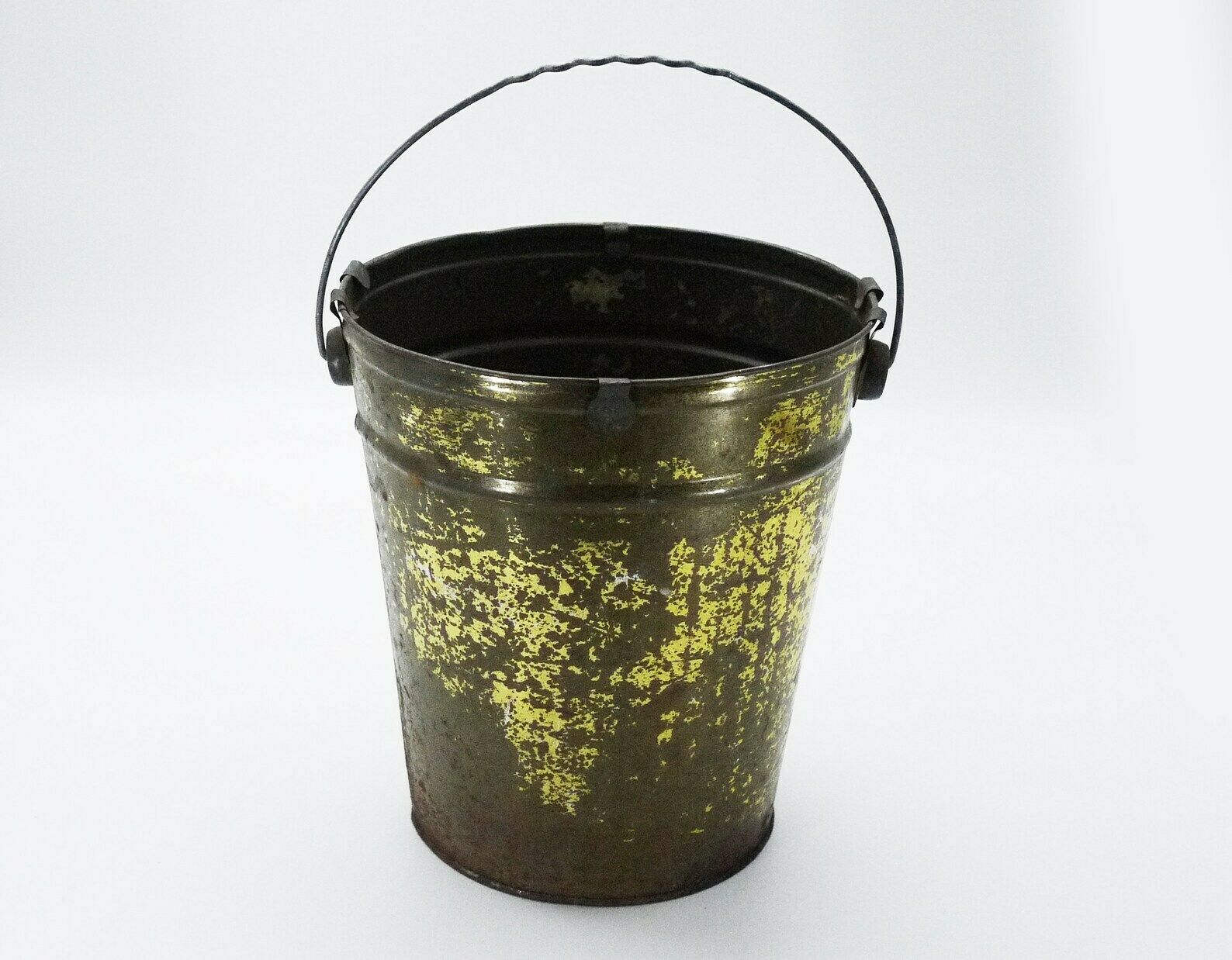 French Dijon Mustard Tin Bucket photo for sale