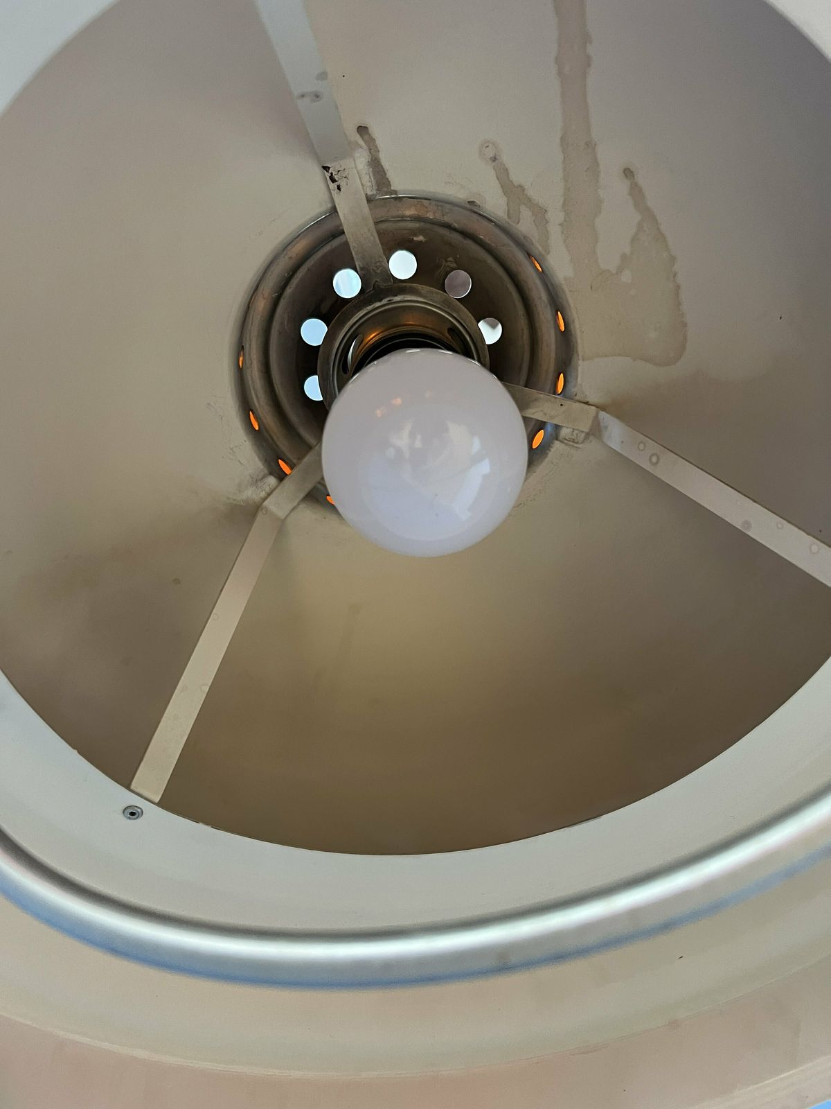 photo for sale Oranje Transparante Space Age Ufo Hanglamp