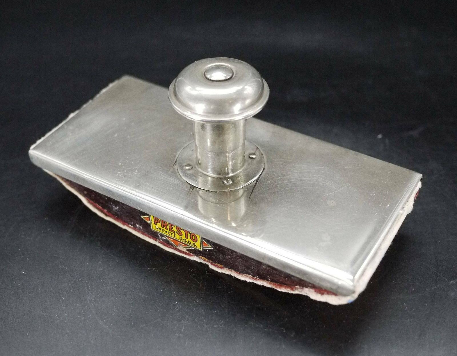 French Art Deco Chrome Ink Blotter photo furniture