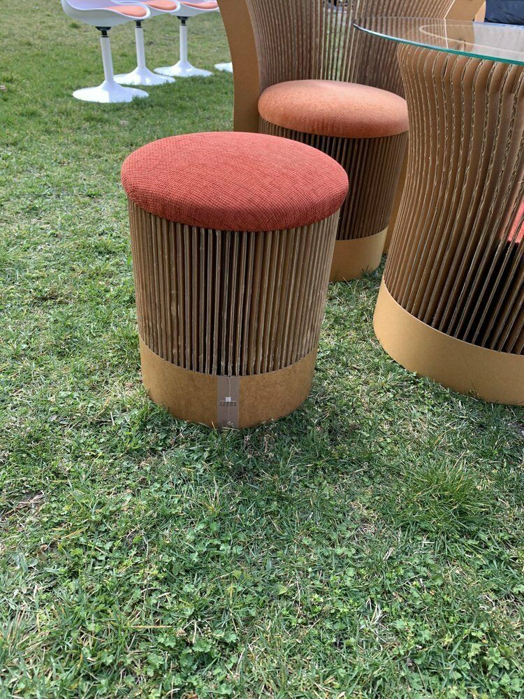 Mid Century Modern Cardboard Set, 2000s, Set Of 5 photo furniture