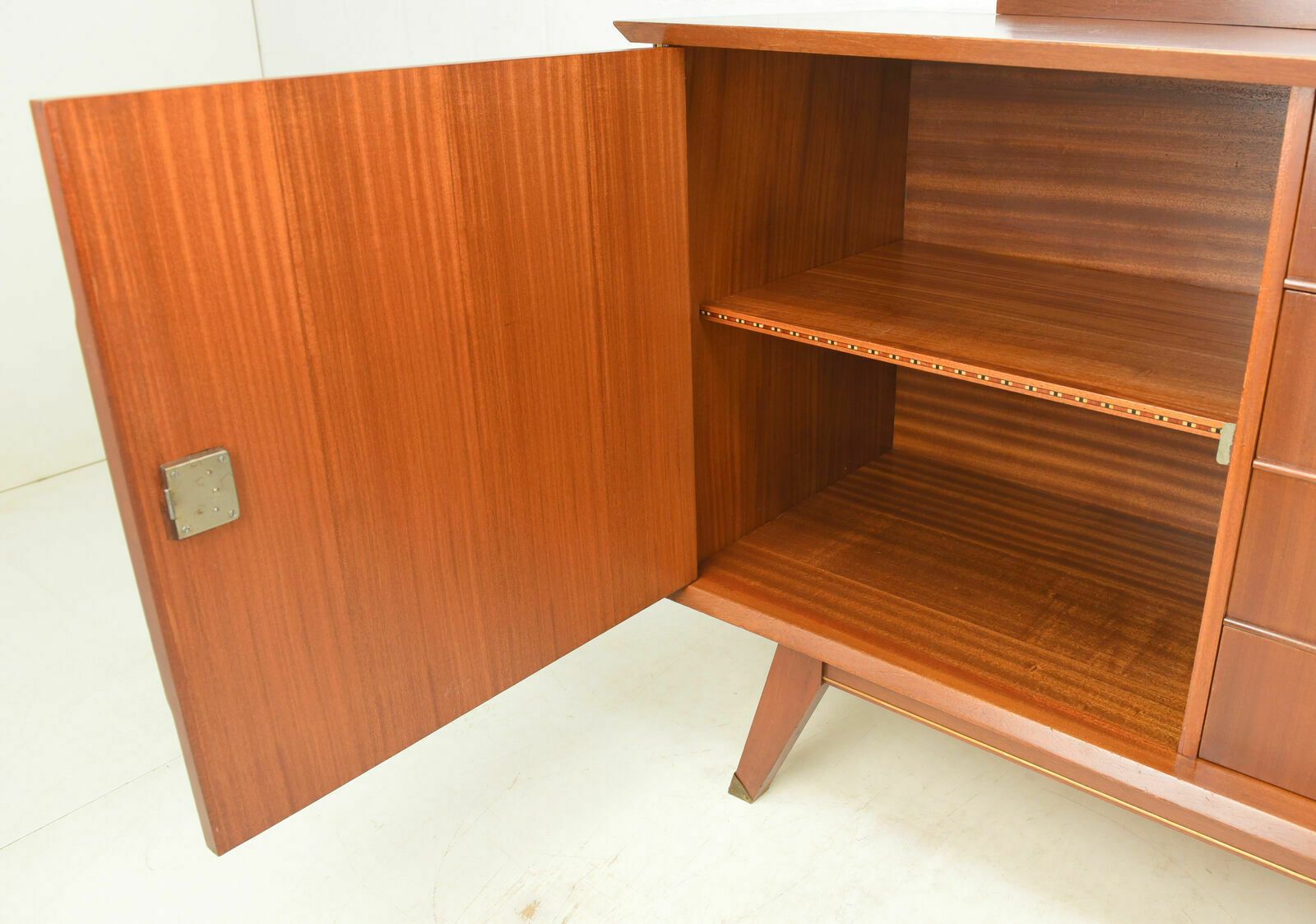 Retro! Sideboard Restored Mid Century 50s 60s Vintage Mahogany photo Furniture