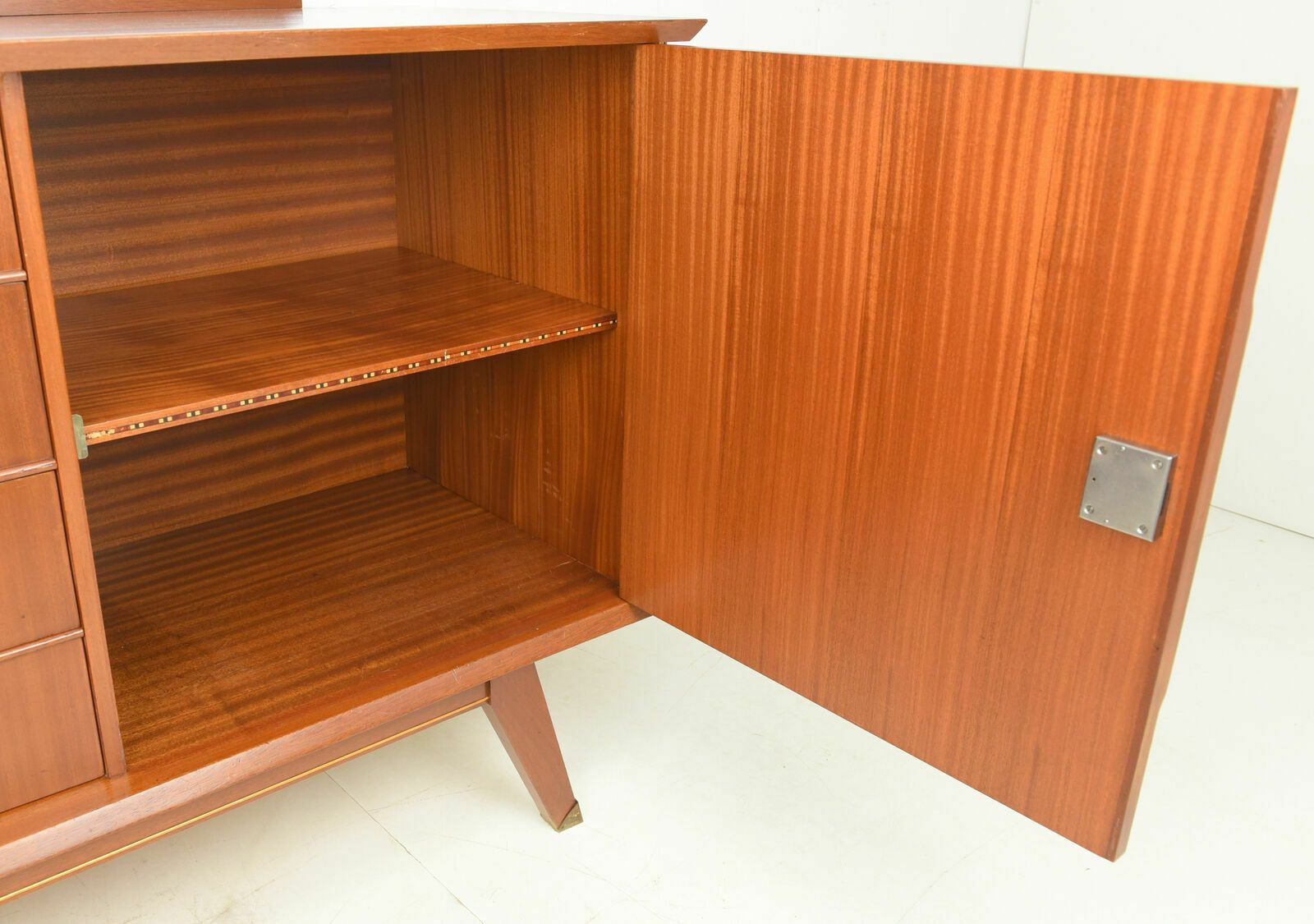 Retro! Sideboard Restored Mid Century 50s 60s Vintage Mahogany photo buy