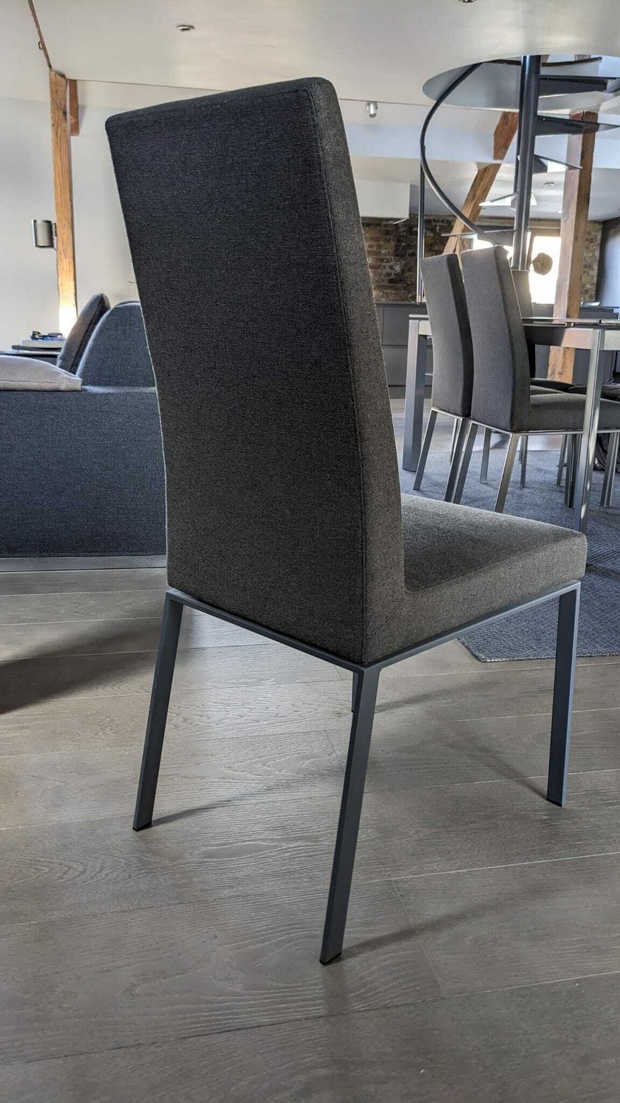 Calligaris Delta Extensible Dining Table (100x180 To 240cm) And 6 Dining Chairs photo Furniture