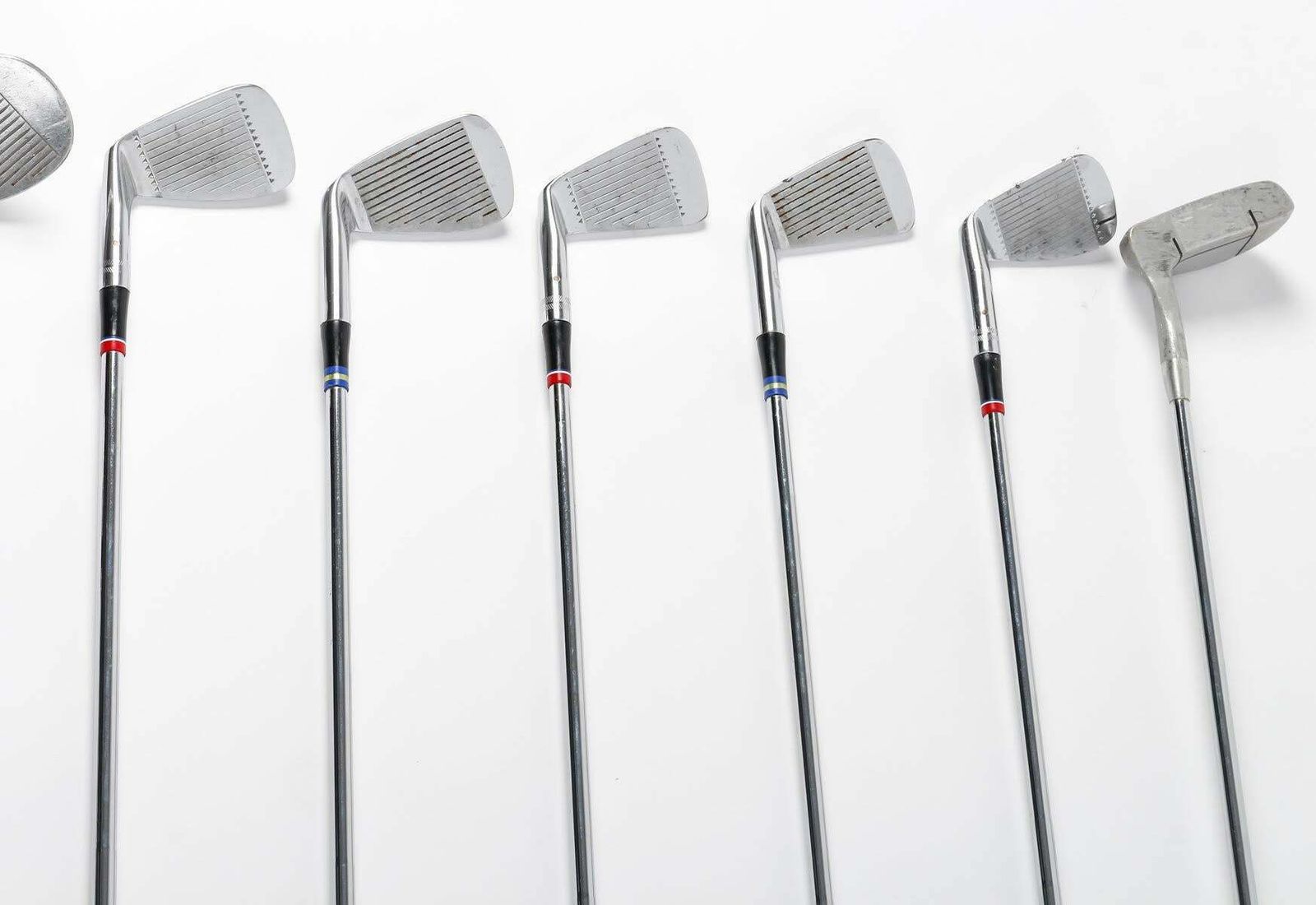 Home Decor Suite Of 9 Golf Clubs From The 1960s. photo
