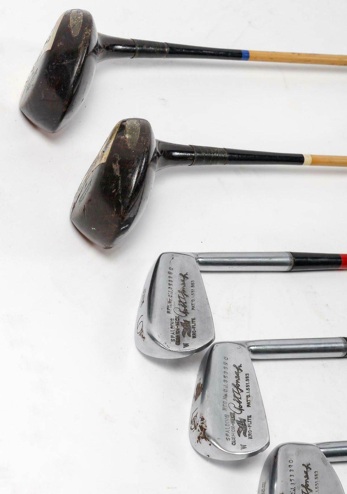 Suite Of 10 1930s Golf Clubs., Vintage photo Home Decor