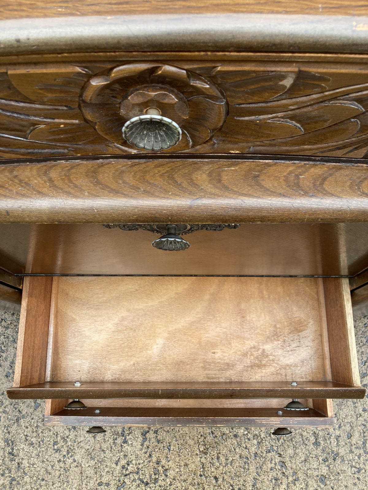 photo buy Mid Century English Scully Furniture Oak Sideboard