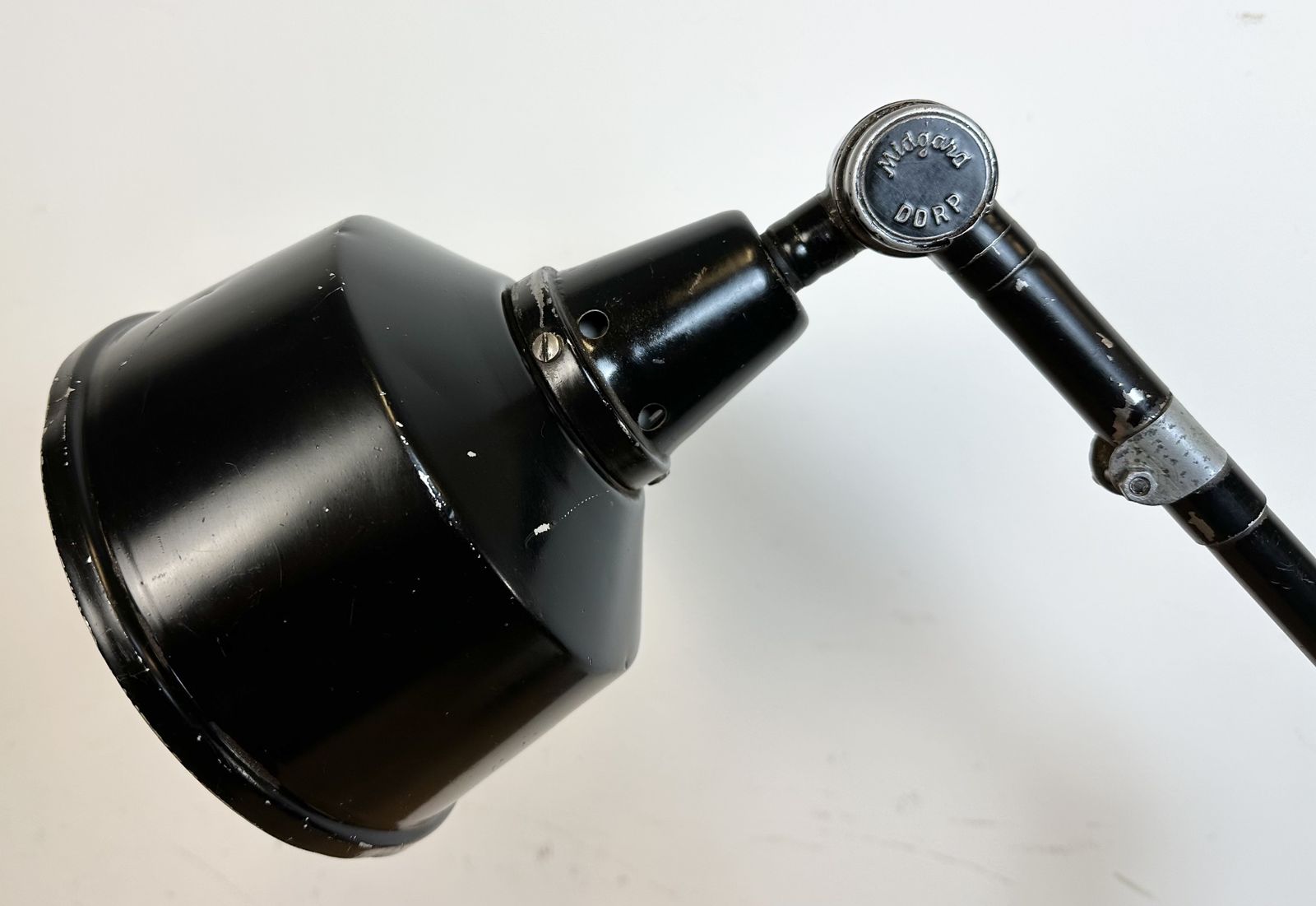 Industrial Ddrp Desk Or Wall Lamp By Curt Fischer For Midgard, 1930s photo for sale