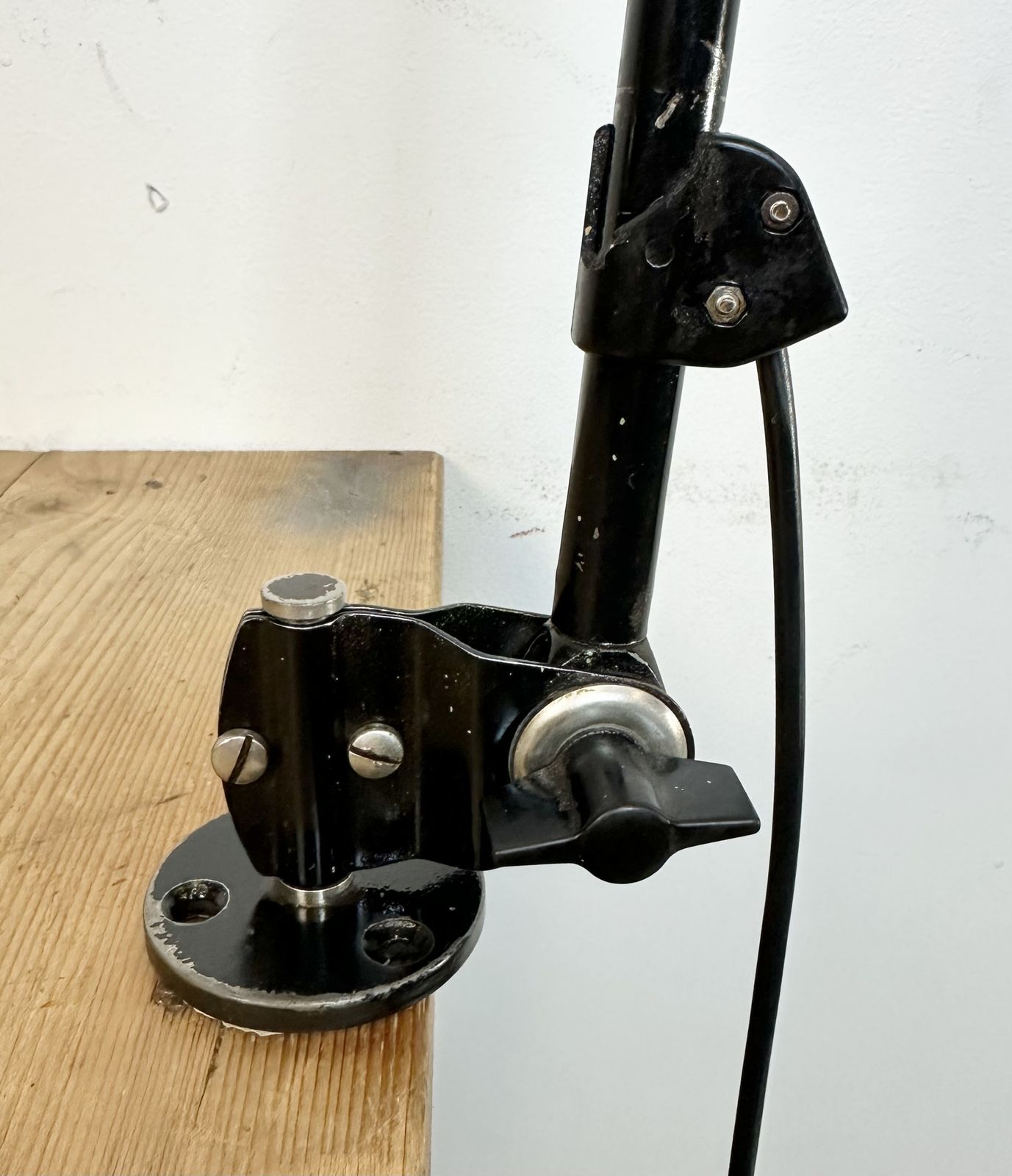 Industrial Ddrp Desk Or Wall Lamp By Curt Fischer For Midgard, 1930s photo vintage