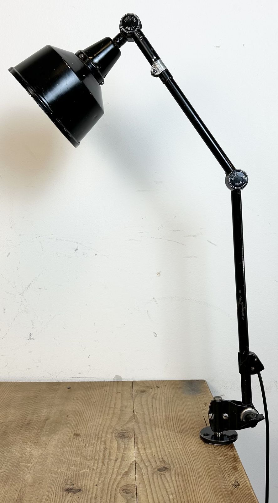 photo for sale Industrial Ddrp Desk Or Wall Lamp By Curt Fischer For Midgard, 1930s