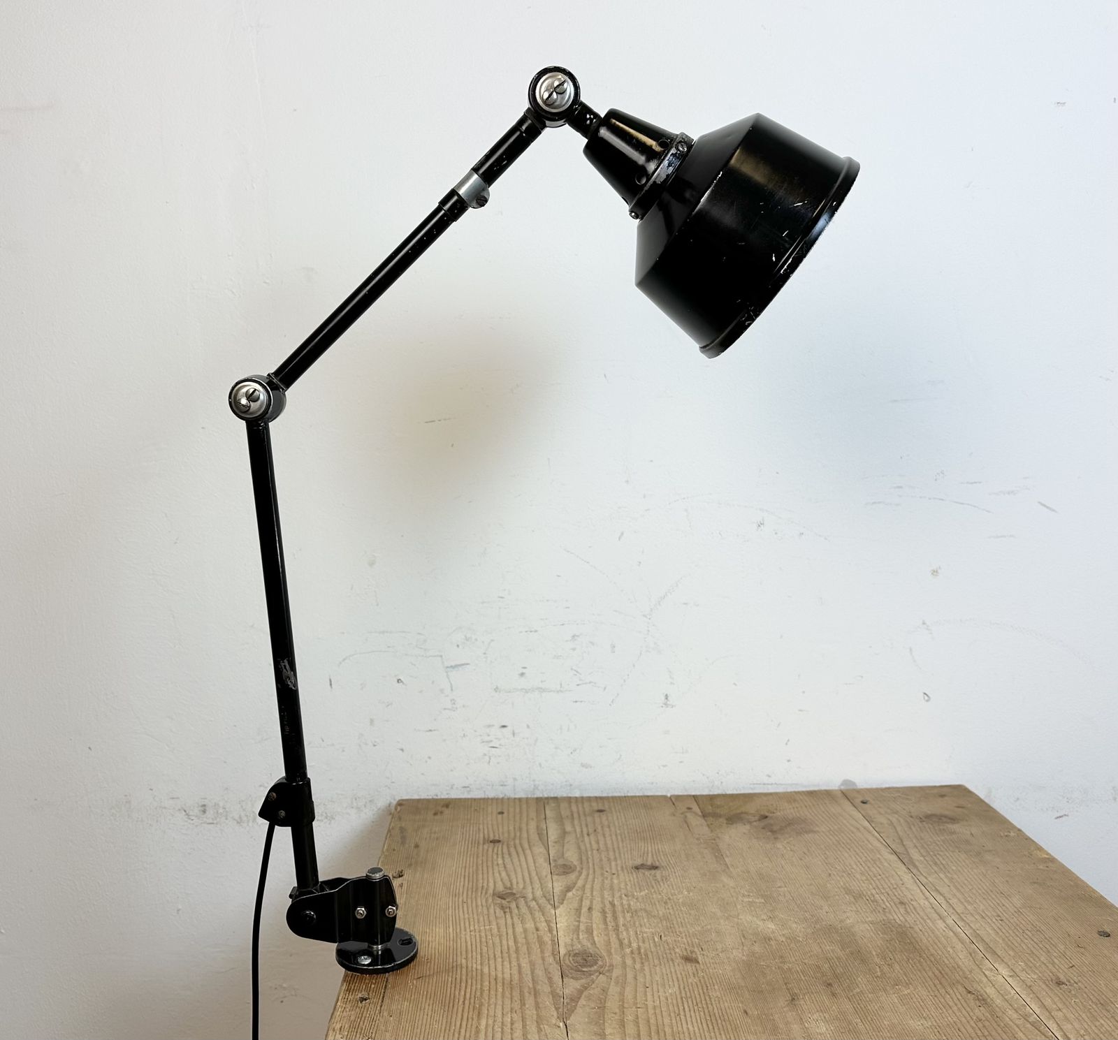 photo vinterior Industrial Ddrp Desk Or Wall Lamp By Curt Fischer For Midgard, 1930s