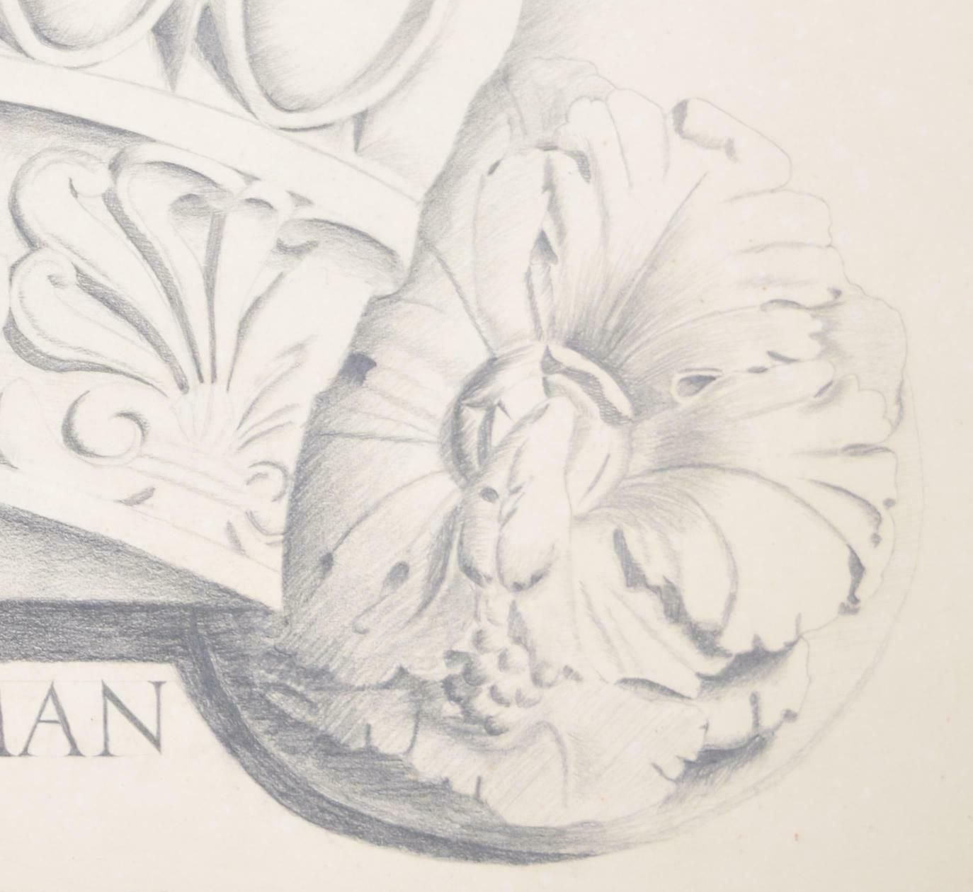 Greek Roman Detail Neoclassical Architectural Design By S Clapham photo for sale