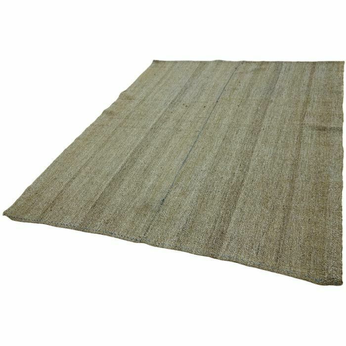 Handmade Grey Anatolian Kilim Rug 255 Cm X 194 Cm photo for sale