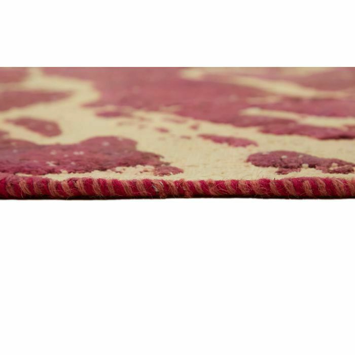 photo vintage Handmade Pink Overdyed Large Area Rug 280 Cm X 390 Cm