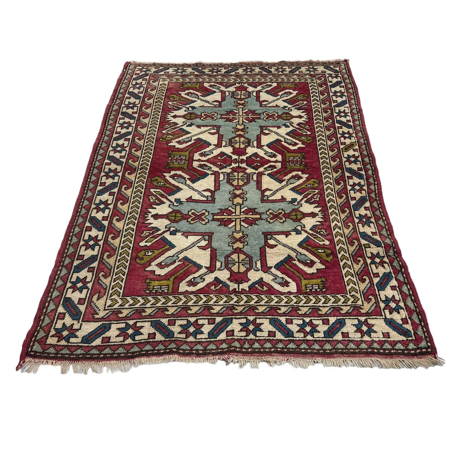 Antique Turkish Kars Kazak Rug, 180x 126 Cm photo 650.0