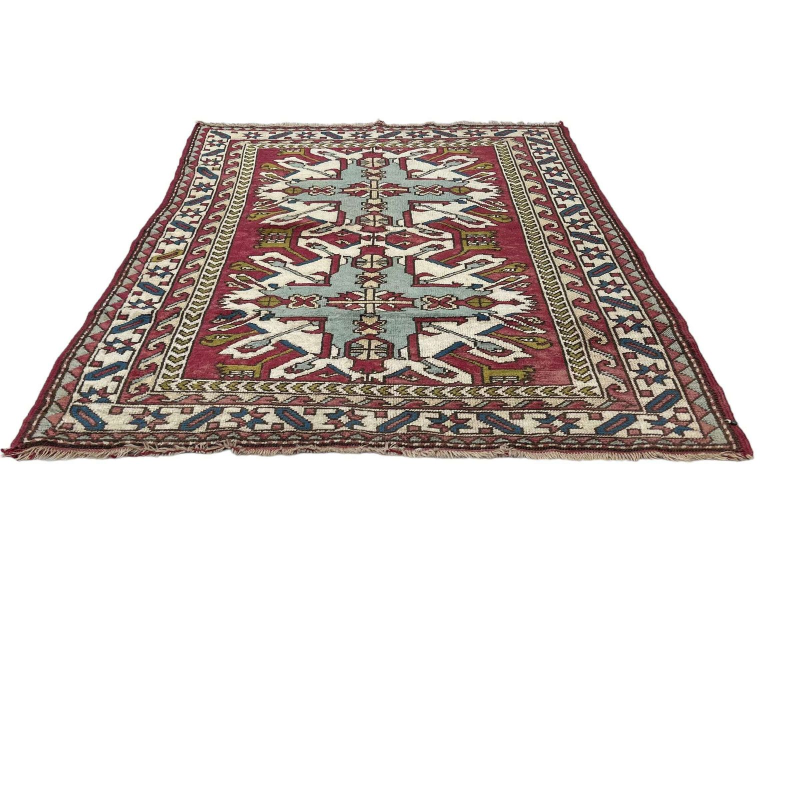 photo for sale Antique Turkish Kars Kazak Rug, 180x 126 Cm