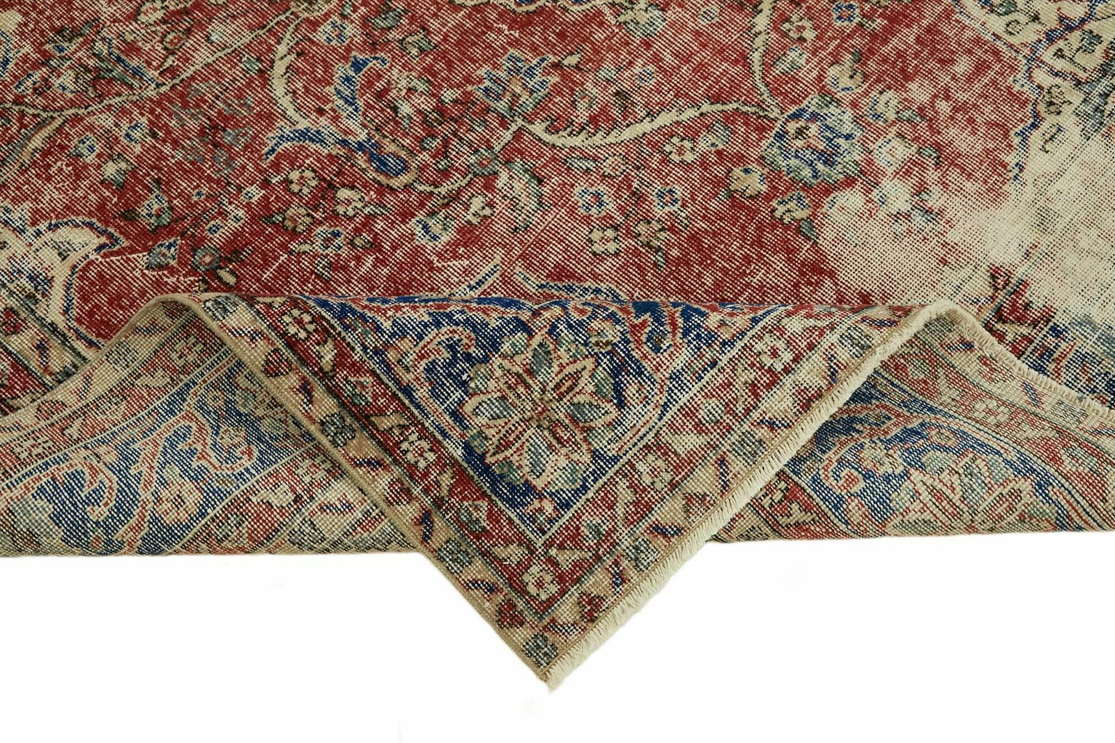 Textiles Handmade Beige Turkish Vintage Area Rug 210 Cm X 310 Cm photo