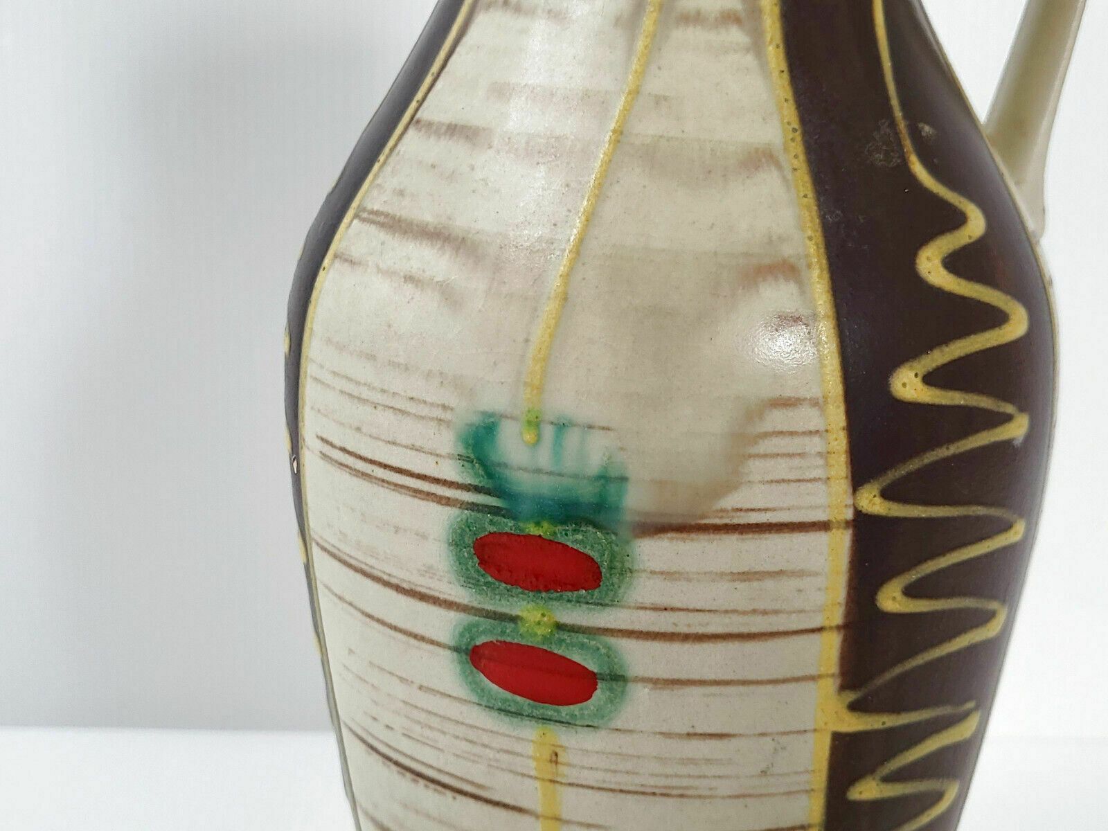 Vase Vintage 1950 Ceramique Allemande Jasba 50s West Germany Retro 50s 1950s photo 68.0