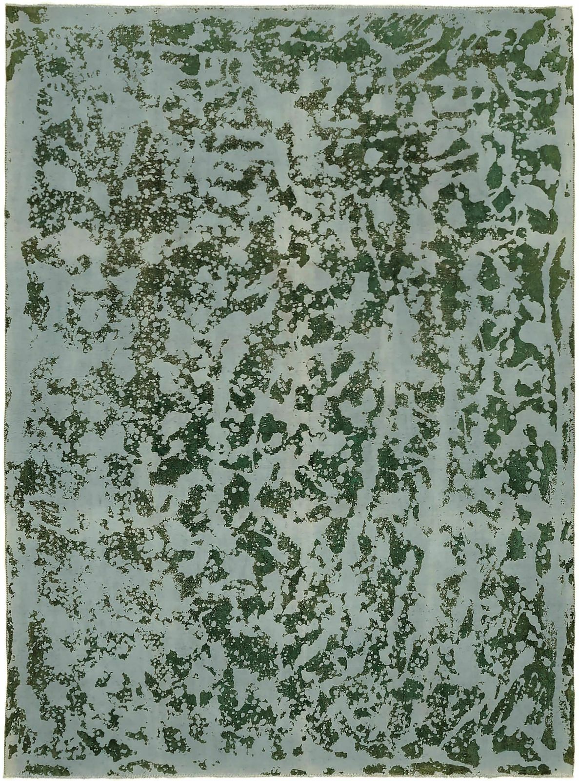 Handmade Grey Overdyed Large Area Rug 280 Cm X 379 Cm