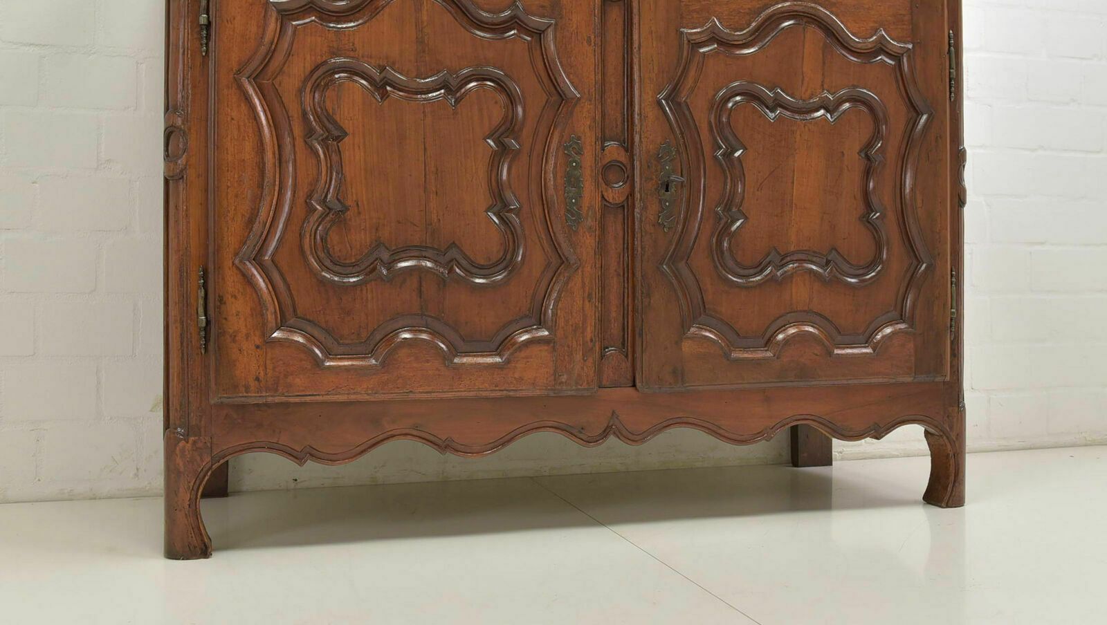 photo for sale Antique! Sideboard Restored Rococo Louis XV Around 1760 Cherry Wood Sideboard Chest Of Drawers