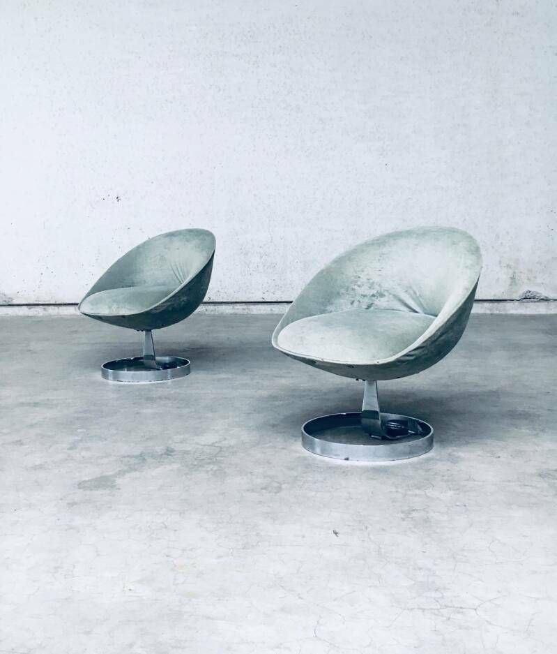 Space Age Sphere Pod Lounge Chair Set, France 1960's photo 4000.0