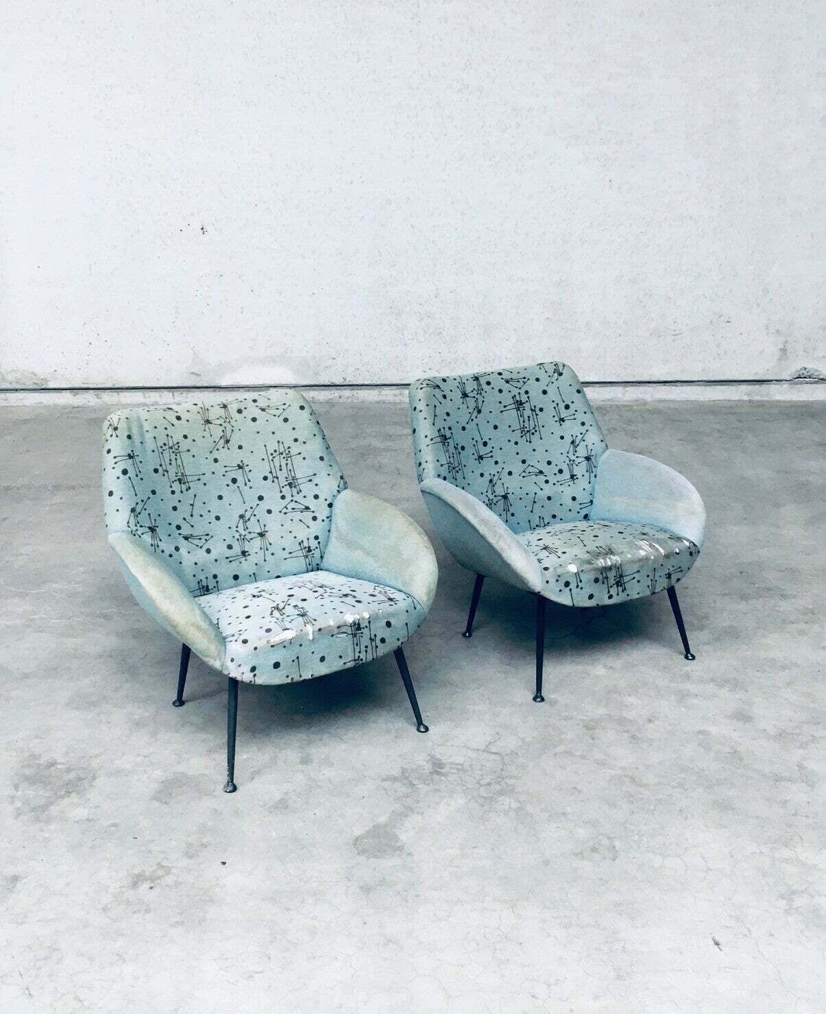 Midcentury Modern Design Model 121 Lounge Chair Set By Theo Ruth For Artifort, 1956 photo furniture