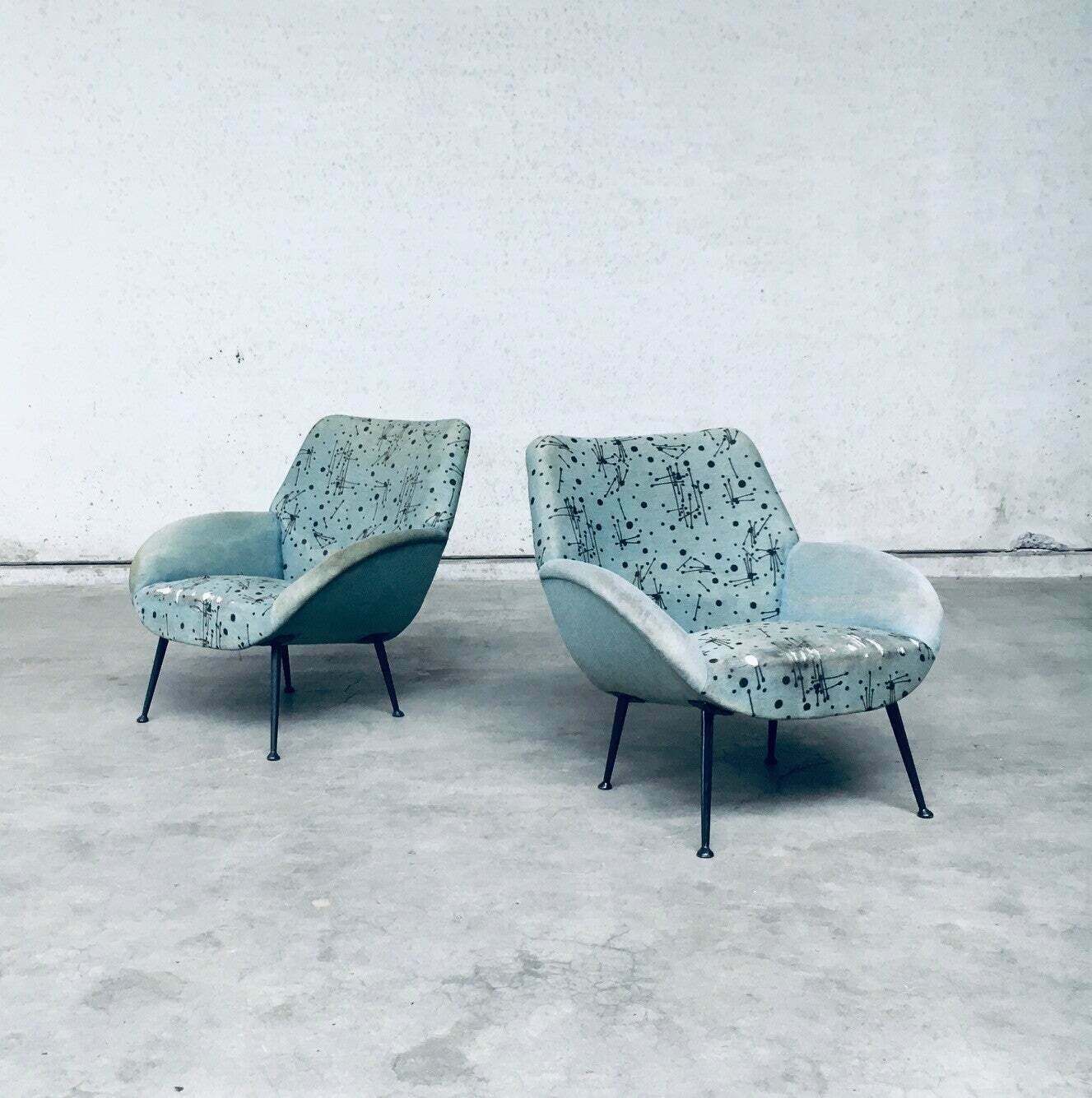 Midcentury Modern Design Model 121 Lounge Chair Set By Theo Ruth For Artifort, 1956 photo buy