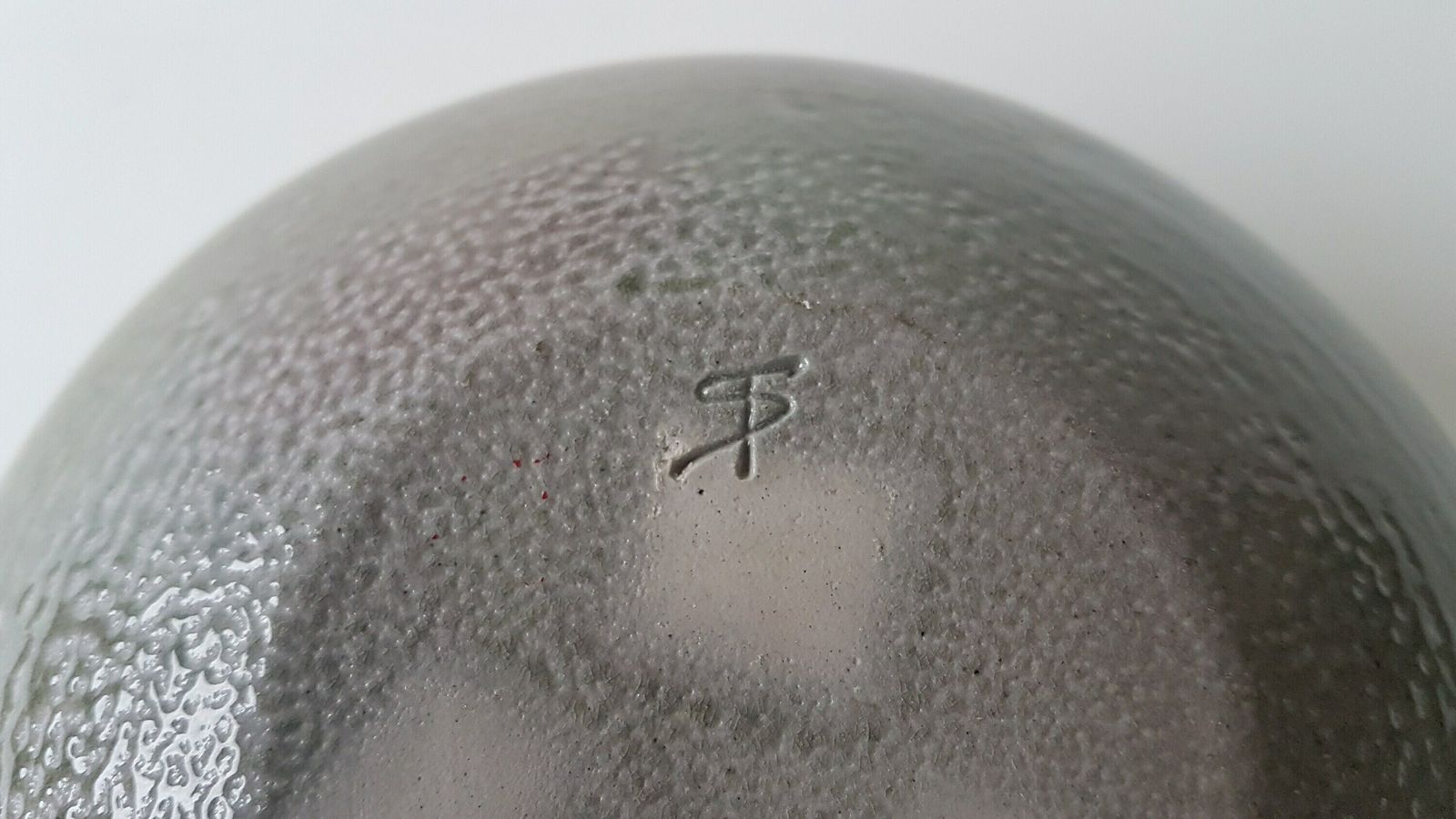 Ernst Stauber Ufo Shaped Vase With A Crystal Salt Glaze photo vintage