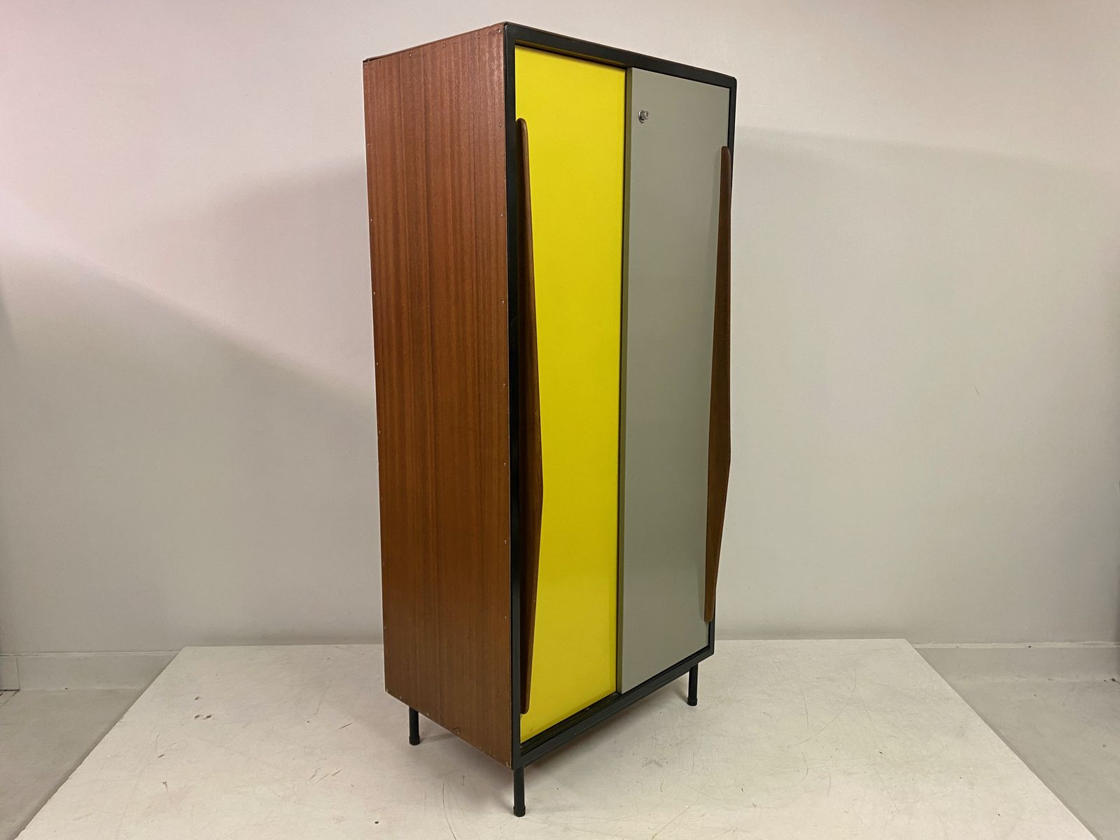 Furniture Bicoloured Cabinet By Willy Van Der Meeren For Tubax photo
