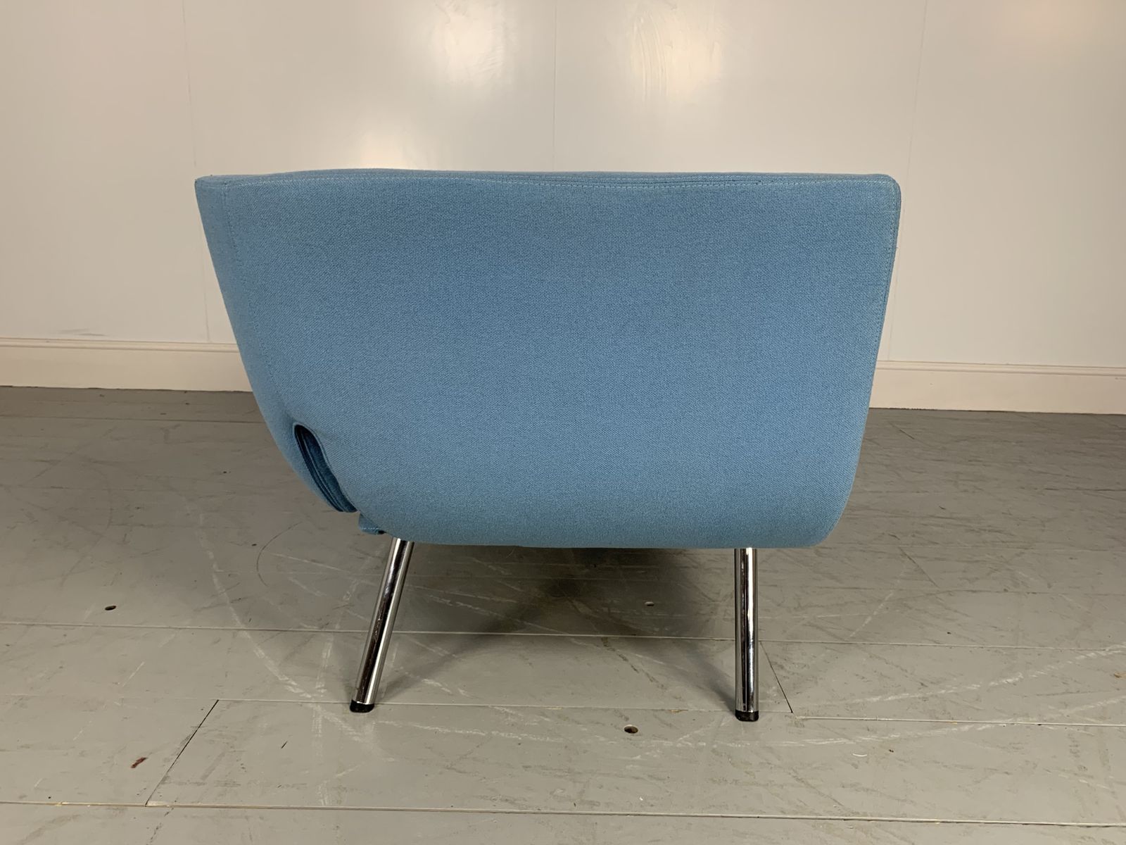 Rare Superb Artifort “Bono” Large Sofa In Mid Blue Kvadrat Wool Fabric photo Furniture