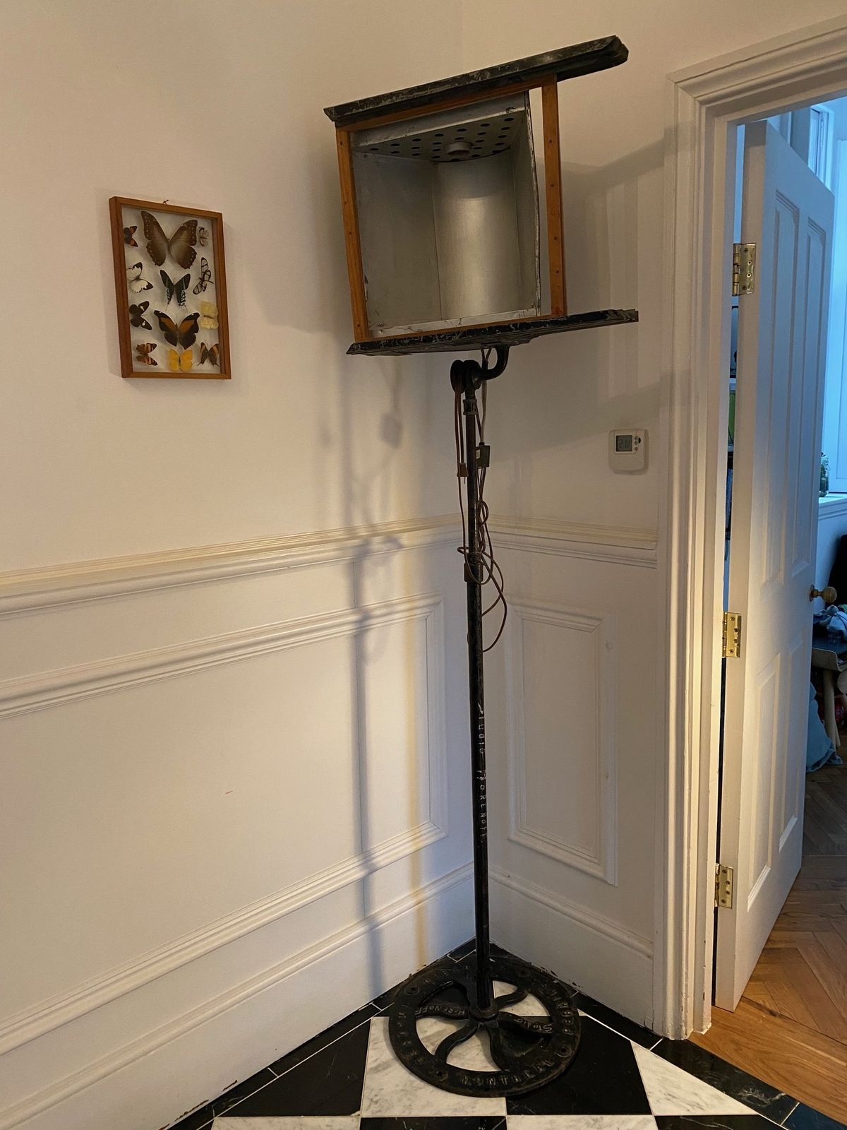 Stunning Antique 'Perkins' Canadian Theatre Lamp