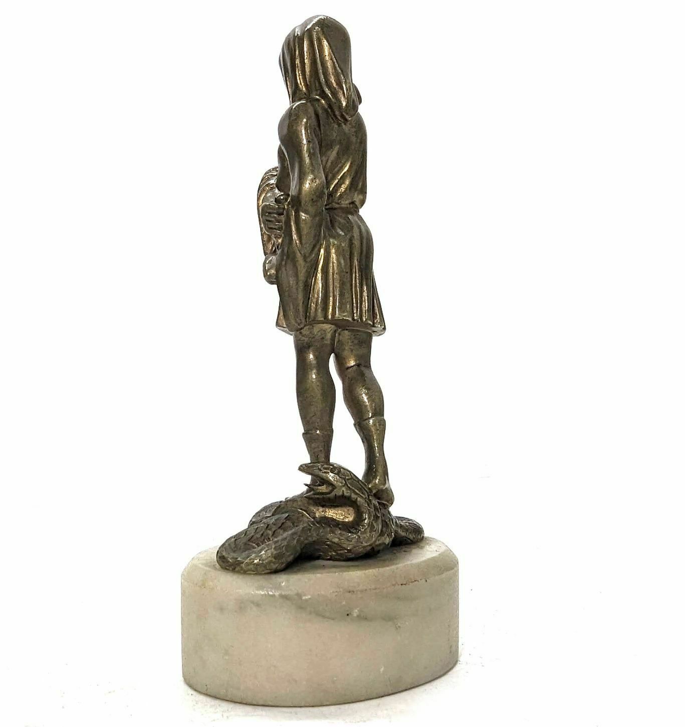 19th Century Bronze Statuette Of A Man With A Dagger photo Art