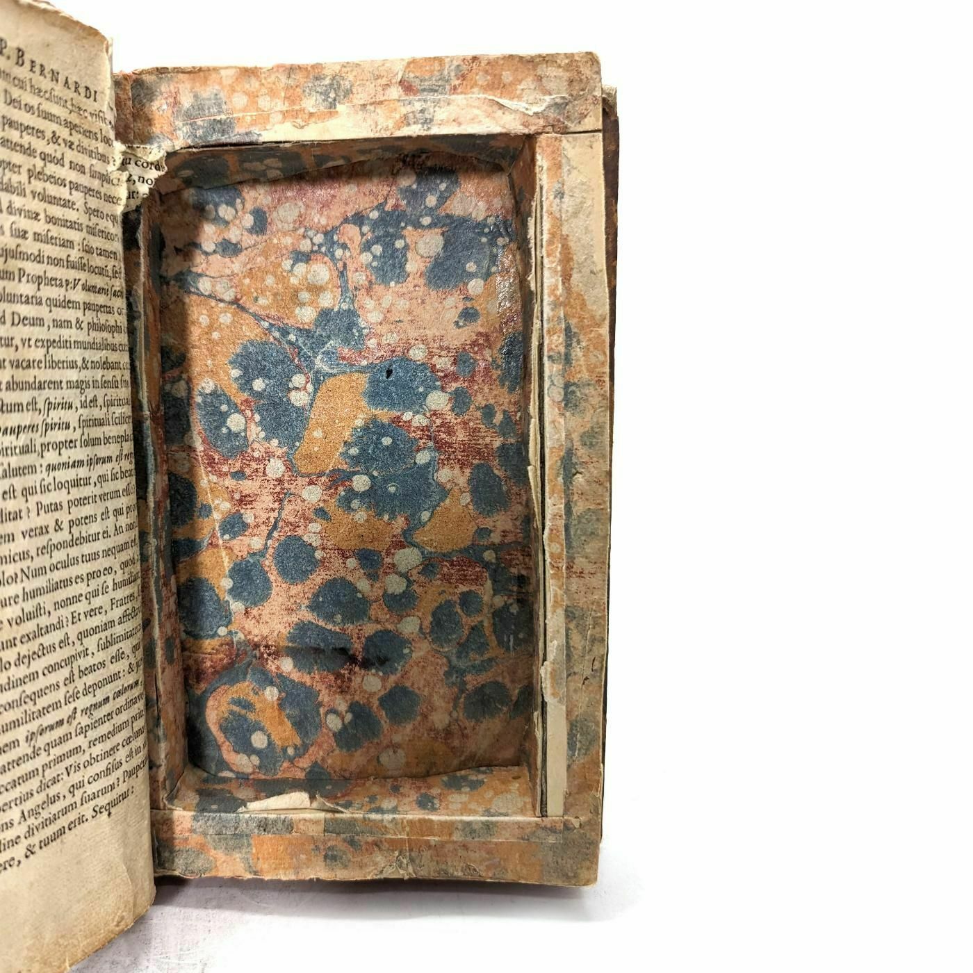 Book With Secret Old 17th Century  Bernardi Claravallensis Abbatis Primi photo vinterior