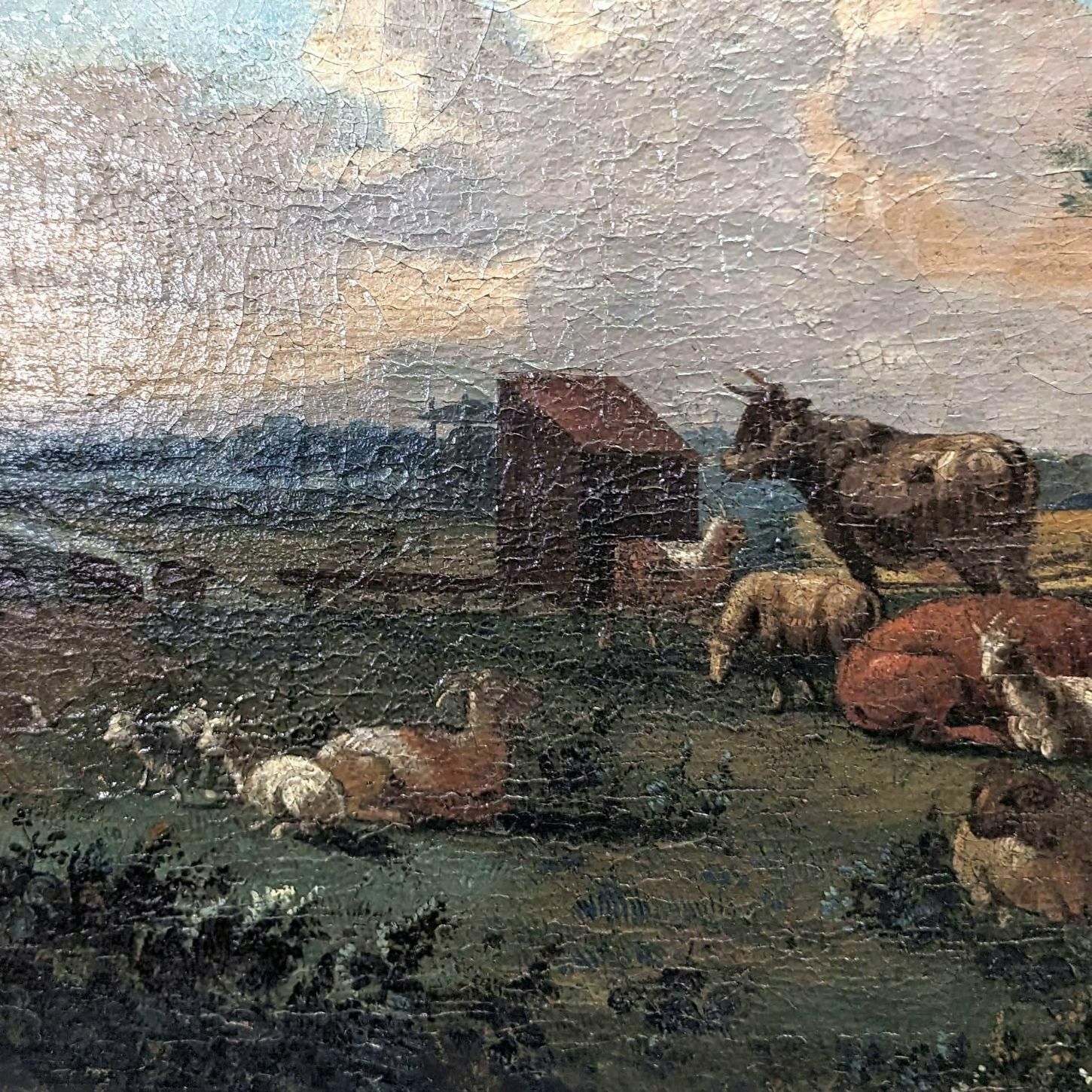 Dutch Painting 18th Century Pastoral Scene photo Art