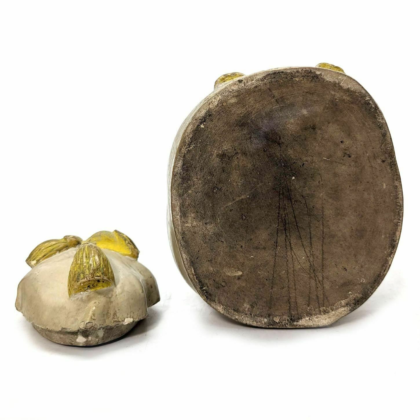 19th Century Terracotta Tobacco Pot Or Snuff Box photo vintage