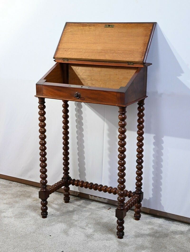 Small Mahogany Music Stand, Louis Philippe Period – Mid 19th Century photo Furniture