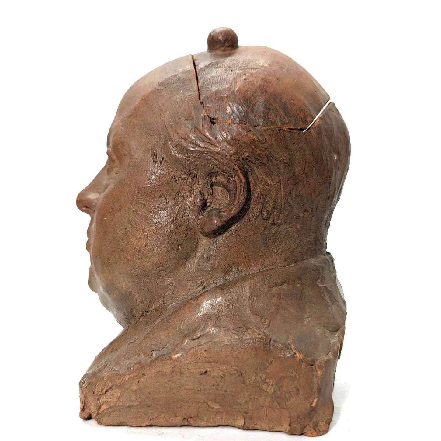 Original Terracotta Forming A 19th Century Tobacco Pot photo Art