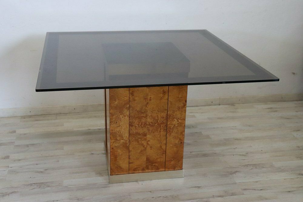 Dining Room Table Attributed To Jean Claude Mahey For Roche Bobois, 1980s photo furniture