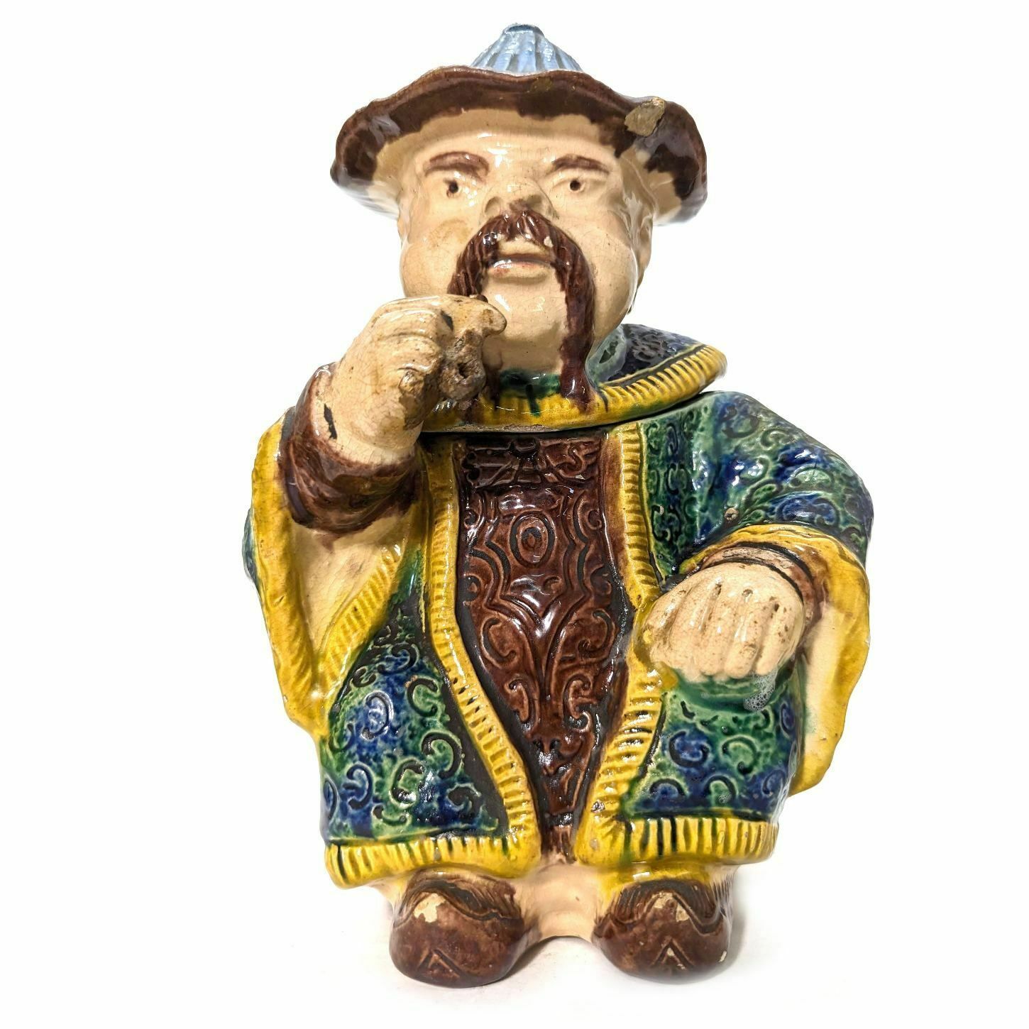 Chinese Terracotta Tobacco Pot Or Snuff Box, 19th Century