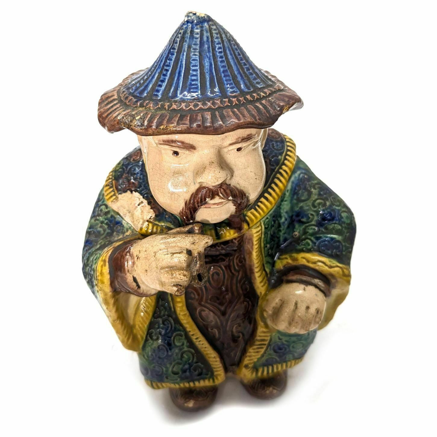 Chinese Terracotta Tobacco Pot Or Snuff Box, 19th Century photo buy
